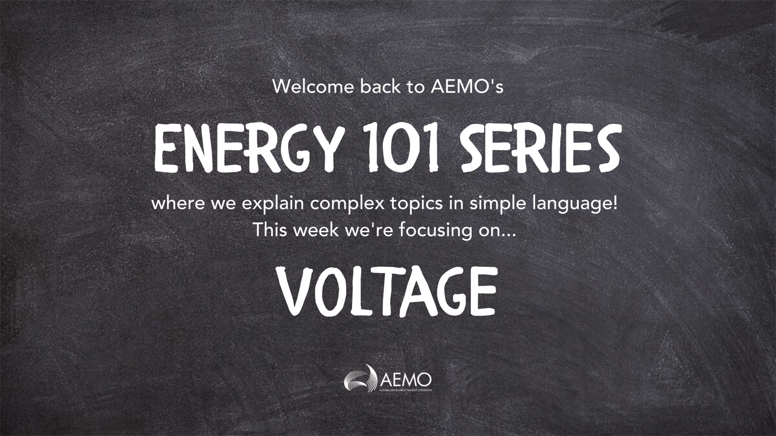AEMO能源解释系列屏幕帽
